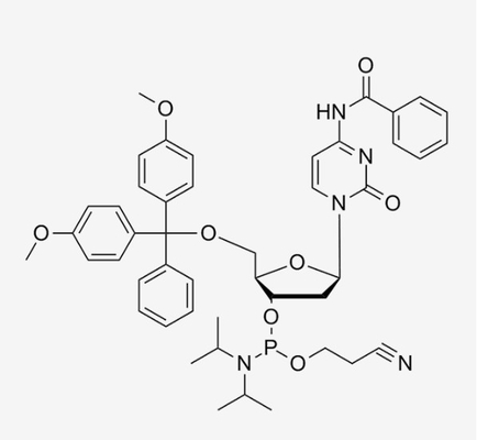 ODM 5-Me--DC (BZ) - síntesis C42H52N5O8P CAS 105931-57-5 de la DNA del CE-Phosphoramidite
