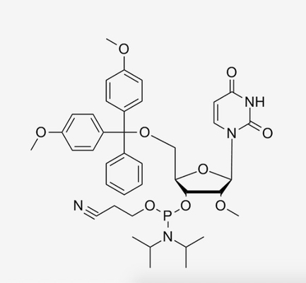 CAS 110764-79-9 5' - O--2'-O-Methyluridine modificó los nucleótidos 3' - síntesis del oligonucleótido de Phosphoramidite del CE