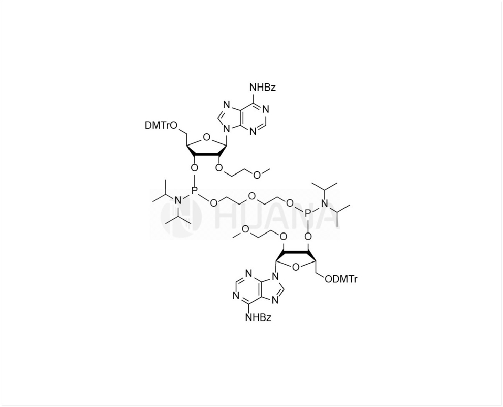 Di ((5'-O-DMTr-2'-O-MOE-rA(Bz)-3'-oxy) - ((oxybis ((etano-1,2-diyl)) - bis ((diisopropilfosforamidita)